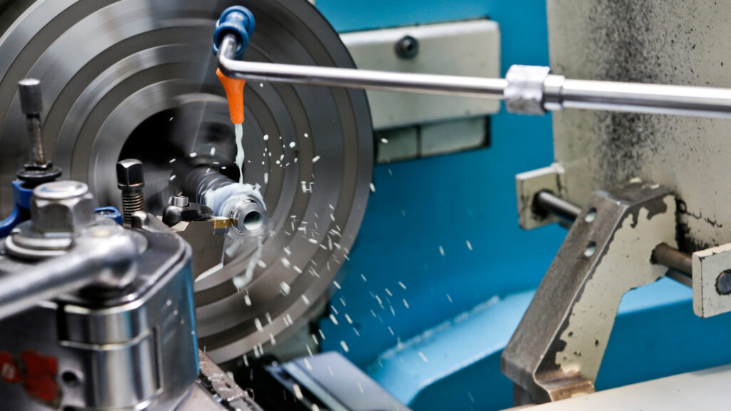 Detailaufnahme Fräsmaschine